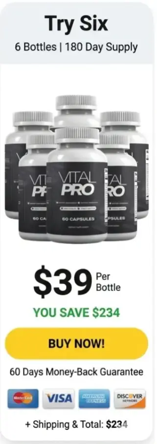  VitalPro- 6 Bottle